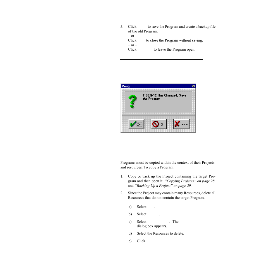 Copying programs, Figure 5.3—verify dialog box | Watlow LogicPro User Manual | Page 60 / 296