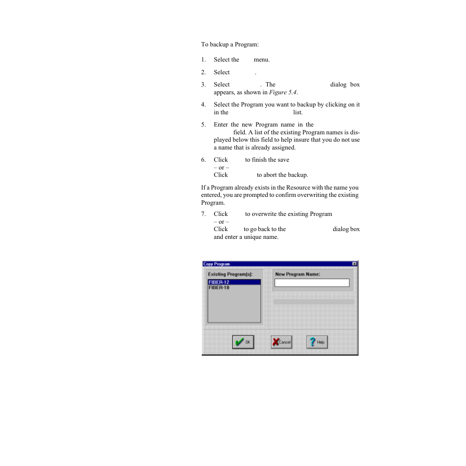 Figure 5.4—copy program dialog box | Watlow LogicPro User Manual | Page 62 / 296