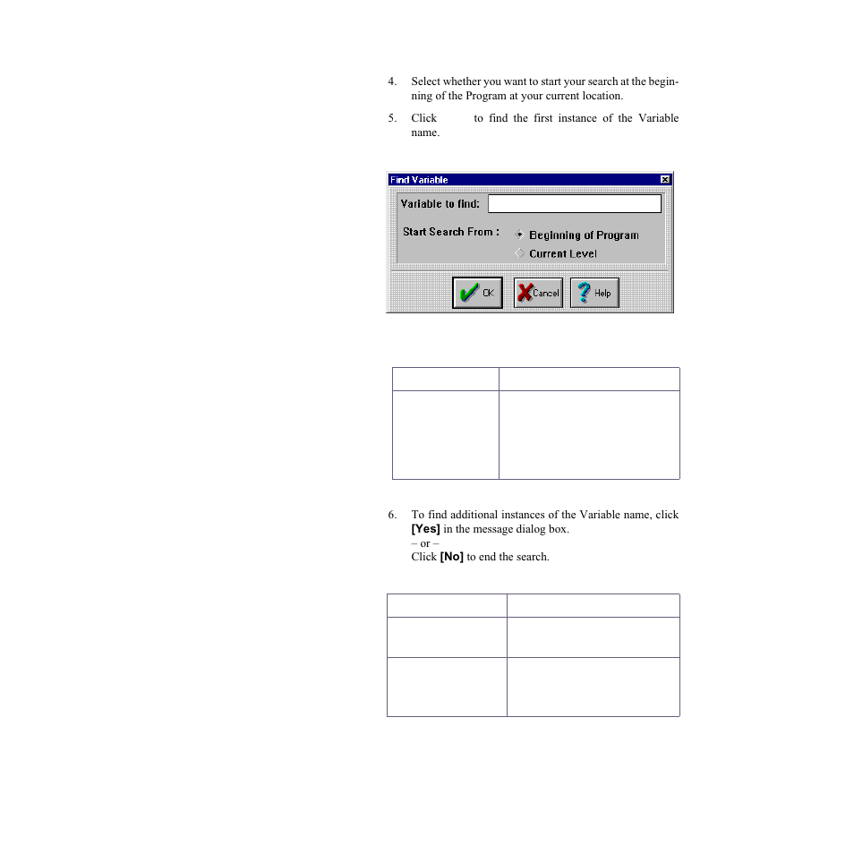 Figure 6.8—find variable | Watlow LogicPro User Manual | Page 79 / 296