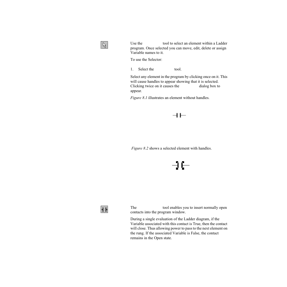 Selector, Normally open contact | Watlow LogicPro User Manual | Page 99 / 296
