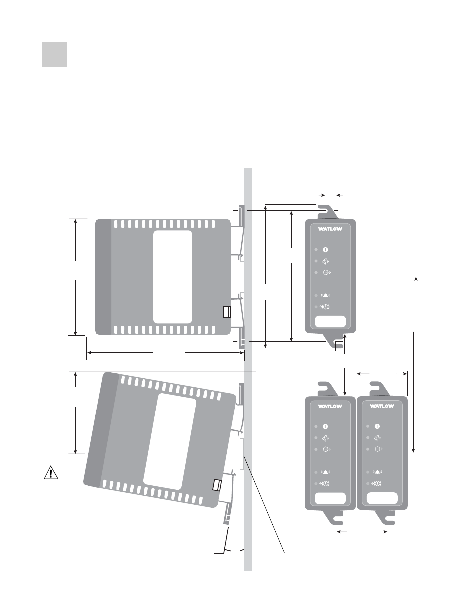 9 mounting the microdin, Mounting the microdin, Watlow microdin quick start guide | Watlow MICRODIN User Manual | Page 9 / 24