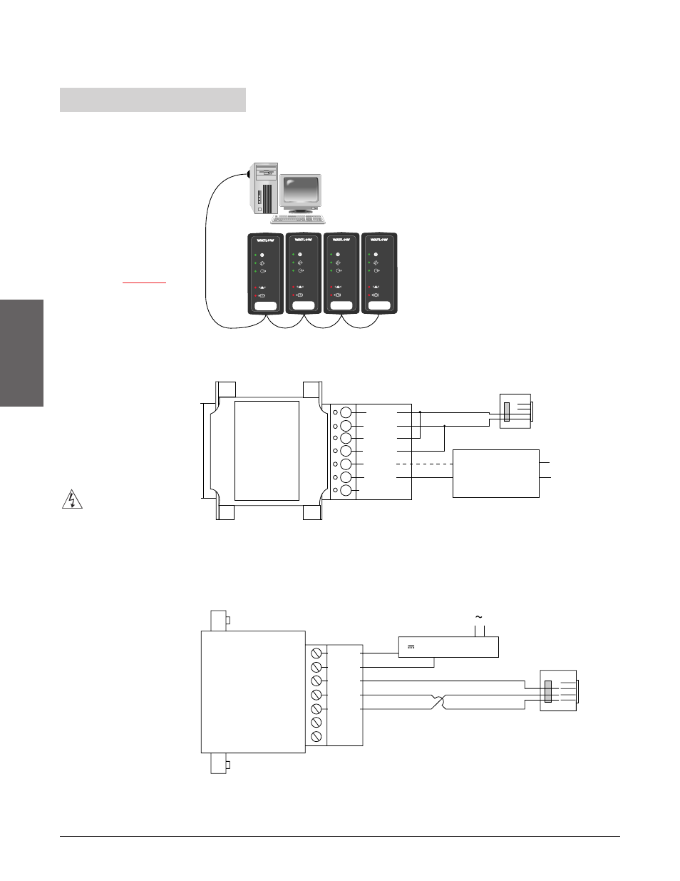 Communications wiring, Converter-to-microdin wiring example, Install and wire | Watlow MICRODIN User Manual | Page 28 / 106