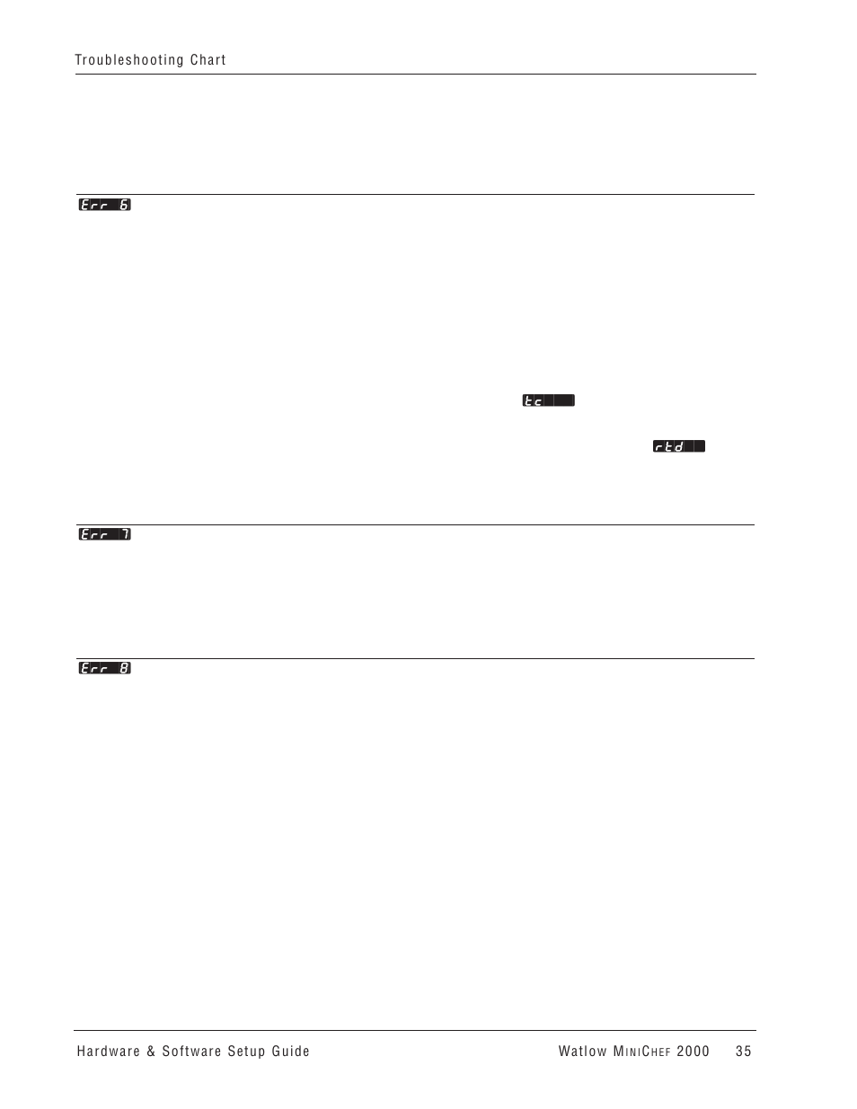 Watlow MINICHEF 2000 User Manual | Page 36 / 71