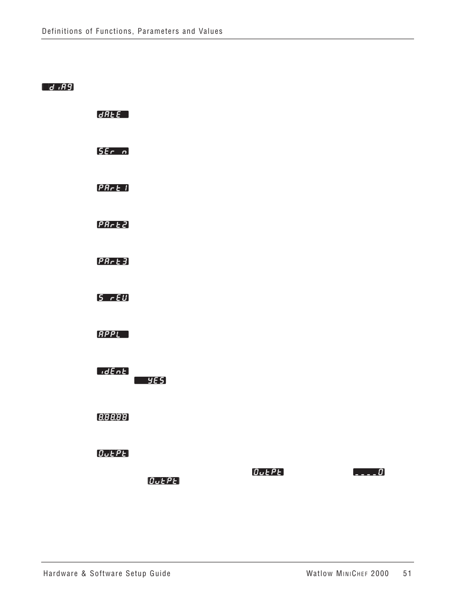 Watlow MINICHEF 2000 User Manual | Page 52 / 71