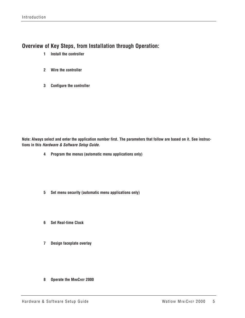 Watlow MINICHEF 2000 User Manual | Page 6 / 71