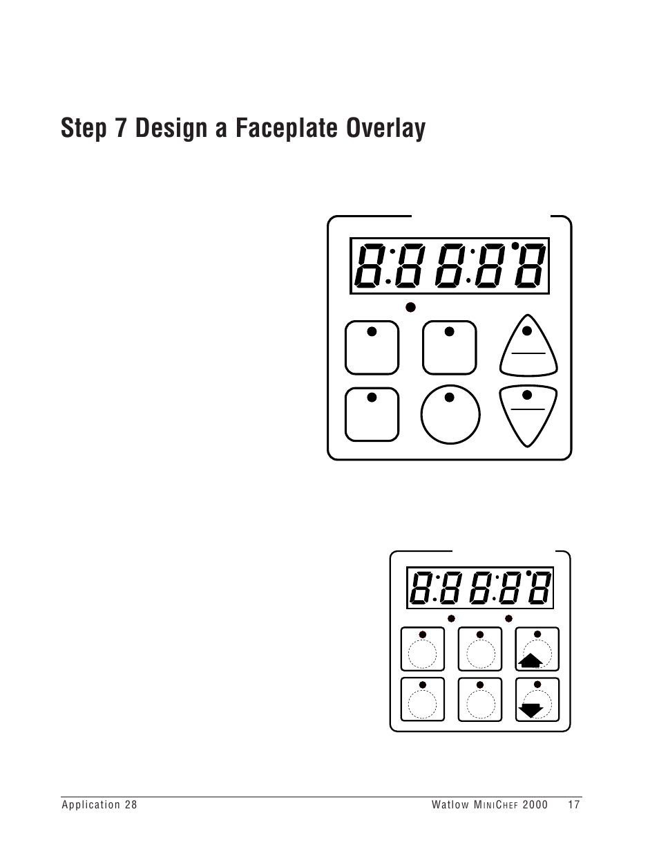 Step 7 design a faceplate overlay, Your company logo | Watlow MINICHEF 2000 Rotisserie Oven Application User Manual | Page 19 / 31