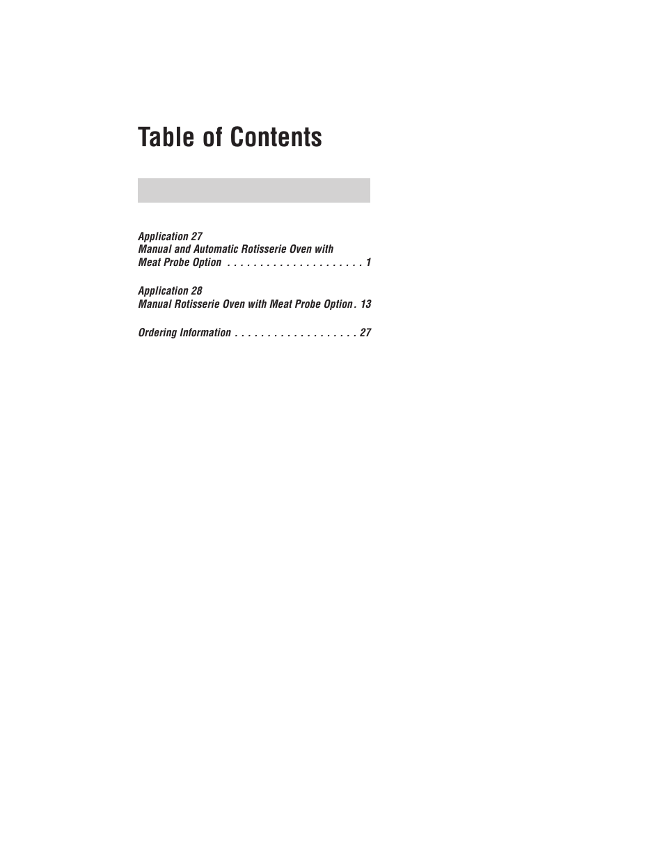 Watlow MINICHEF 2000 Rotisserie Oven Application User Manual | Page 2 / 31