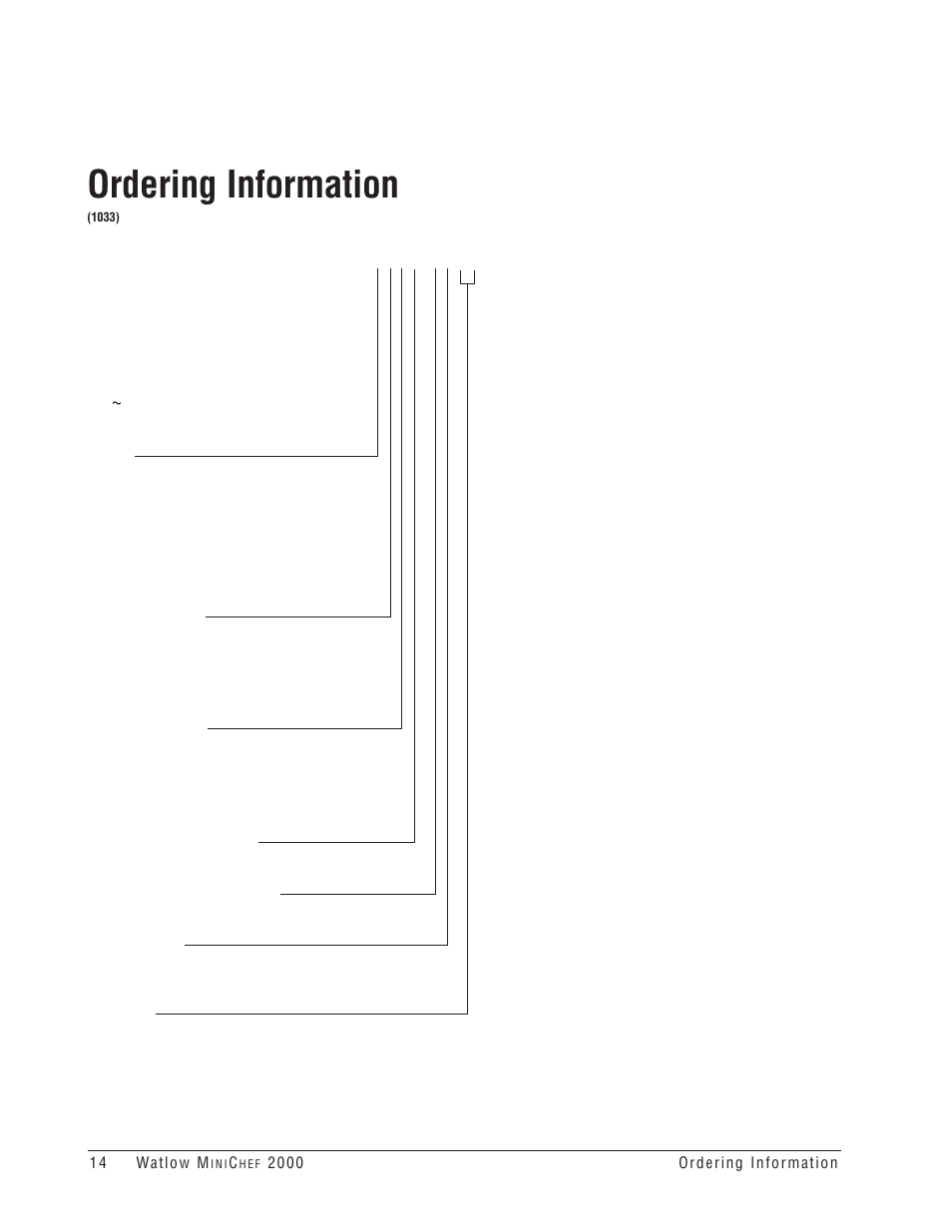 Ordering information | Watlow MINICHEF Timer Applications User Manual | Page 16 / 19
