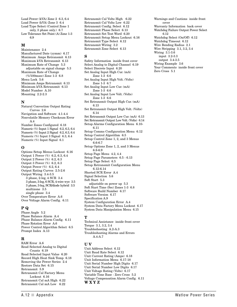 Watlow Power Series Rev H User Manual | Page 66 / 72