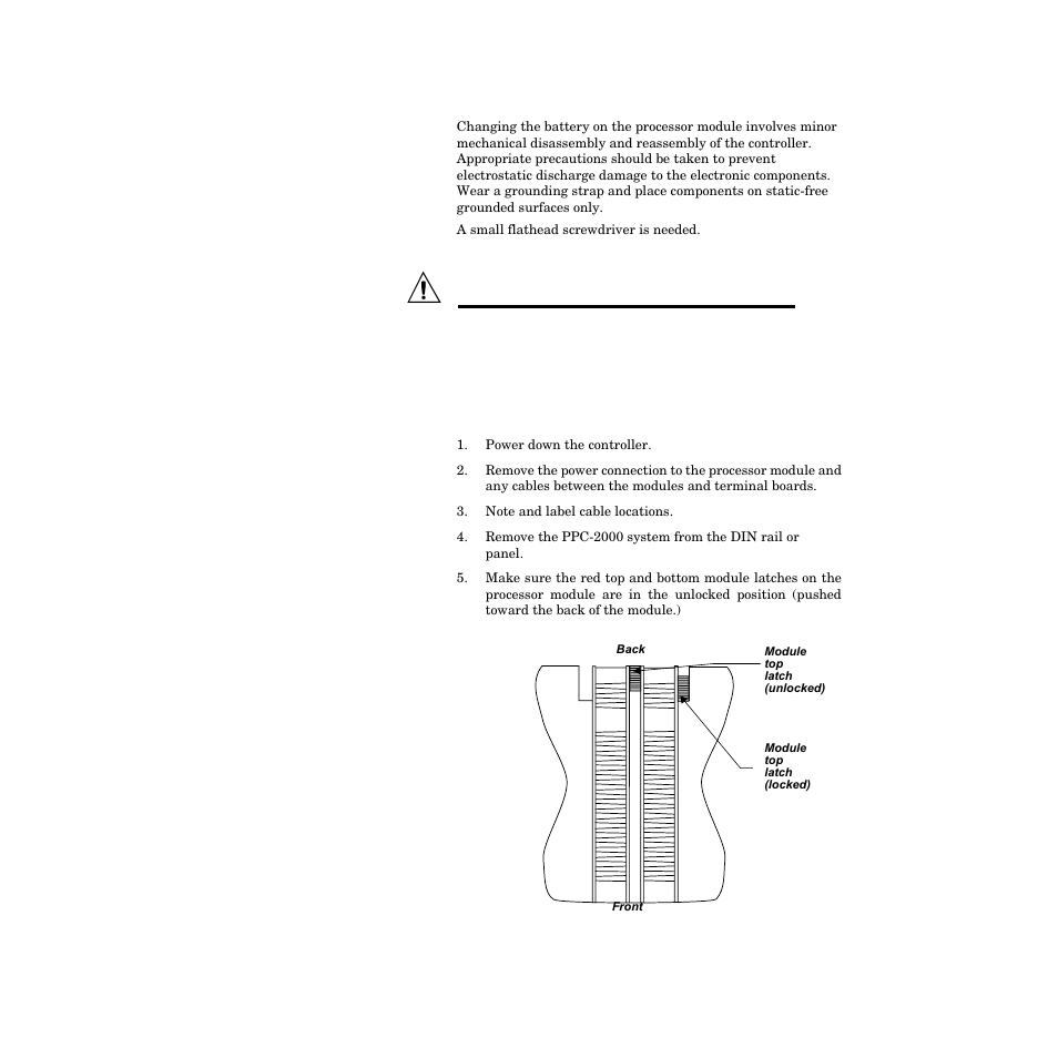 Battery installation procedures, Figure 4.4—ppc assembled modules top view 145 | Watlow PPC-2000 User Manual | Page 171 / 320