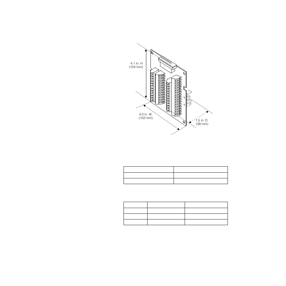 Ppc-tb50-scsi, 50-pin specifications, Ppc-tb50-scsi, 50-pin specifications 261, Figure 7.19—ppc-tb50-scsi dimensions 261 | Watlow PPC-2000 User Manual | Page 289 / 320