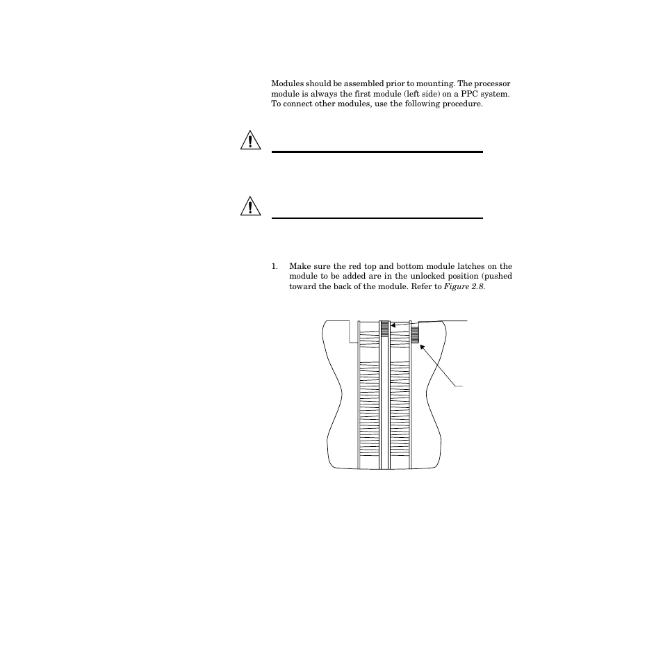 Module assembly, Figure 2.8—assembled modules top view 24 | Watlow PPC-2000 User Manual | Page 48 / 320