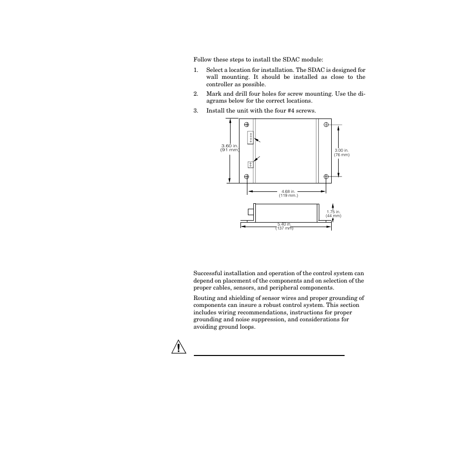 Mounting an sdac module, System wiring, System wiring 34 | Figure 2.19—sdac dimensions 34 | Watlow PPC-2000 User Manual | Page 58 / 320