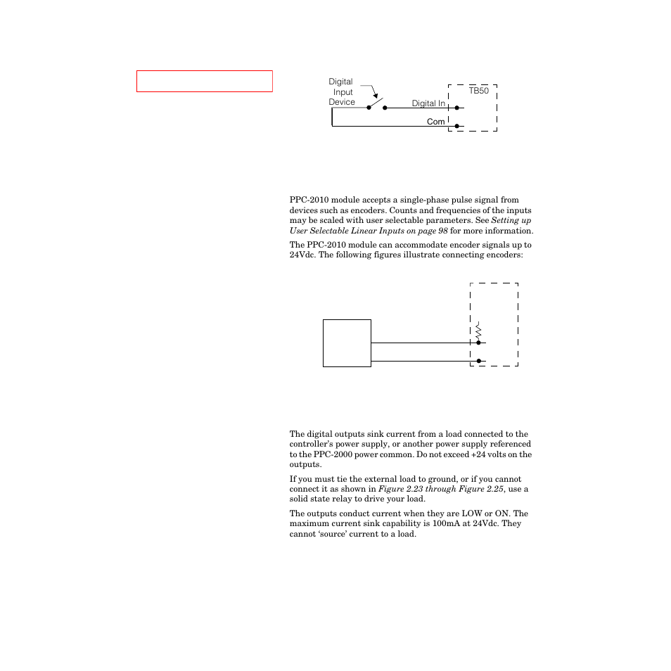 Connecting counter or frequency inputs, Connecting digital outputs | Watlow PPC-2000 User Manual | Page 65 / 320