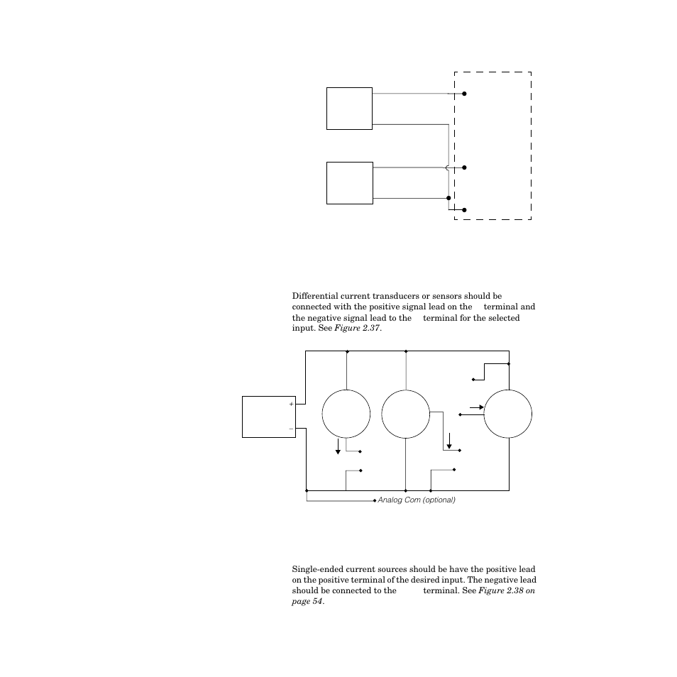 Connecting sensors with linear current signals, Connecting sensors with linear current signals 53, Input 1, 2, and 3 shown 53 | Watlow PPC-2000 User Manual | Page 77 / 320