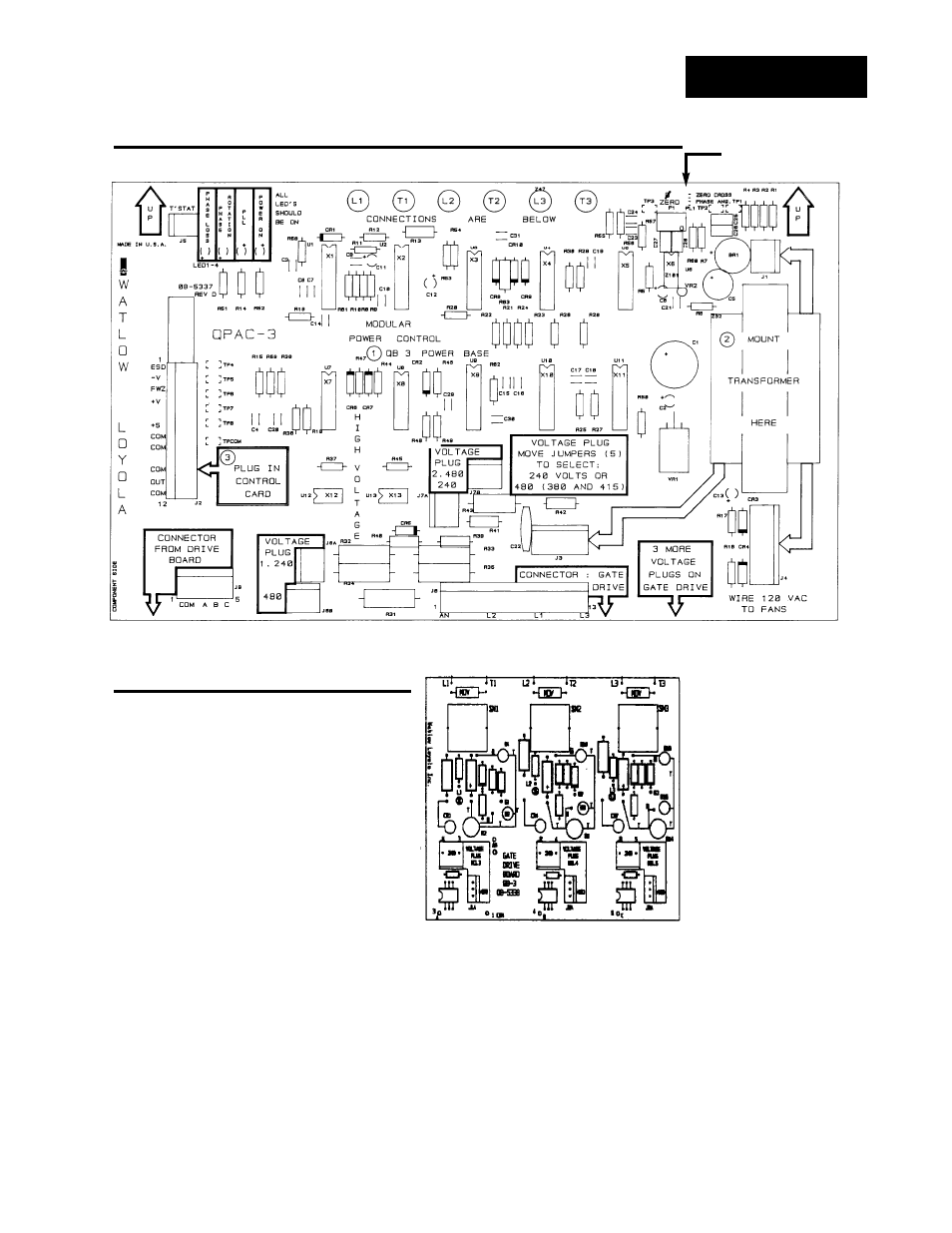 Three phase, three leg - q33, Power base operation, Three phase, three leg - q33 power base operation | Watlow QPAC Modular SCR Power Control Service User Manual | Page 11 / 43