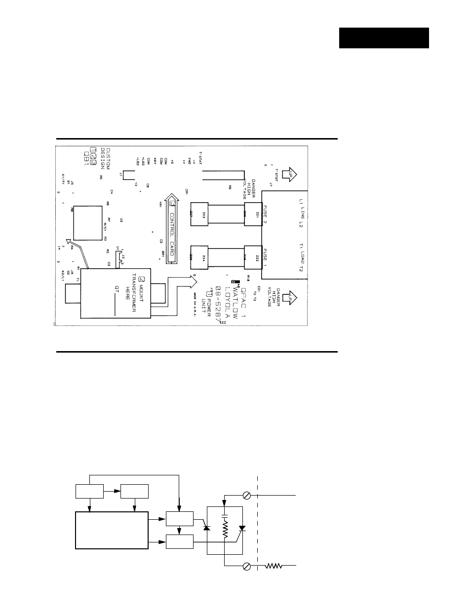 Chapter 3, Operation theory of base and firing cards, Single phase model - q01 | Power base operation, Single phase model - q01 power base operation | Watlow QPAC Modular SCR Power Control Service User Manual | Page 9 / 43
