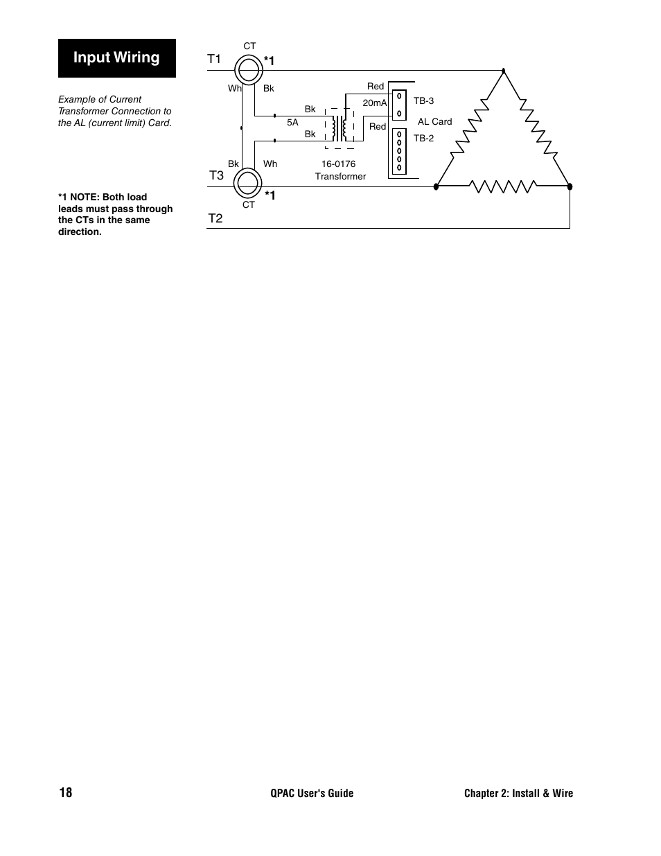 Input wiring | Watlow QPAC User Manual | Page 18 / 34