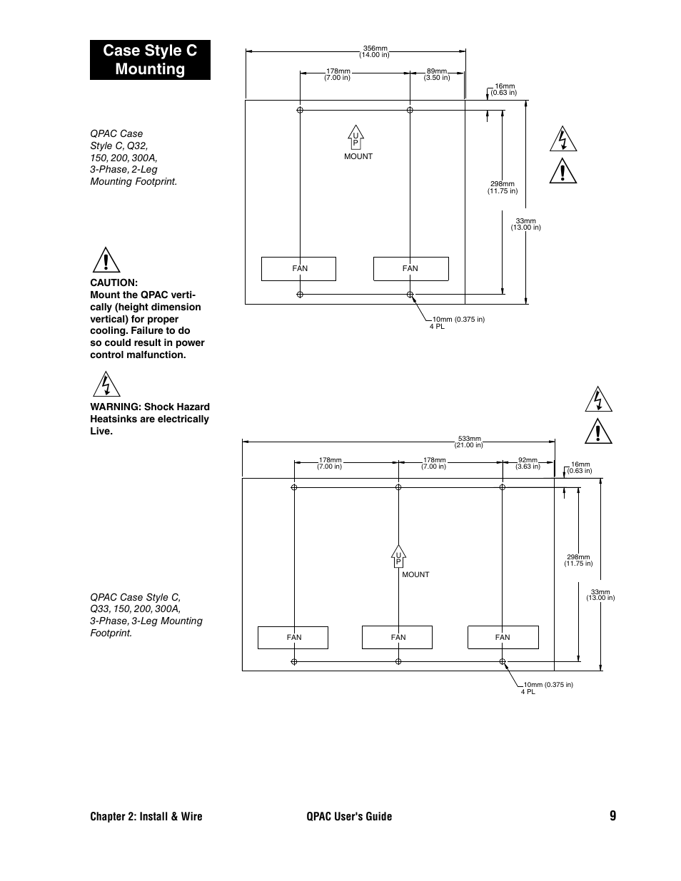 Case style c mounting | Watlow QPAC User Manual | Page 9 / 34