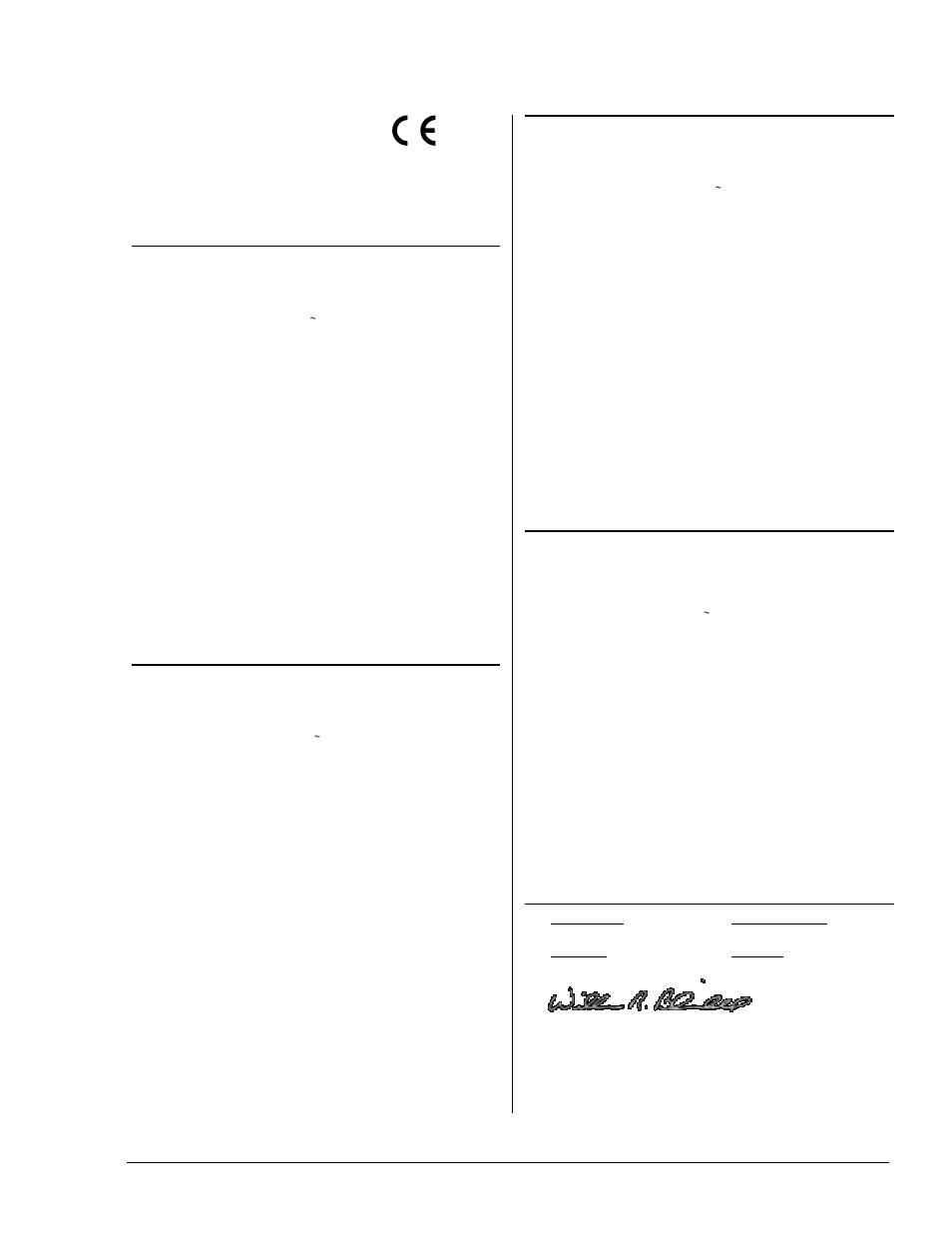 Declaration of conformity, Trim 5/8, Series 103 | 5■ watlow series 103 user’s manual | Watlow Series 103 User Manual | Page 5 / 6