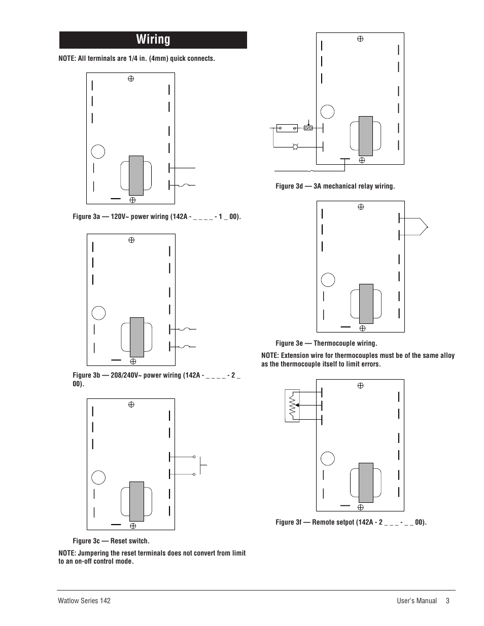 Wiring | Watlow Series 142 Retrofit User Manual | Page 49 / 54