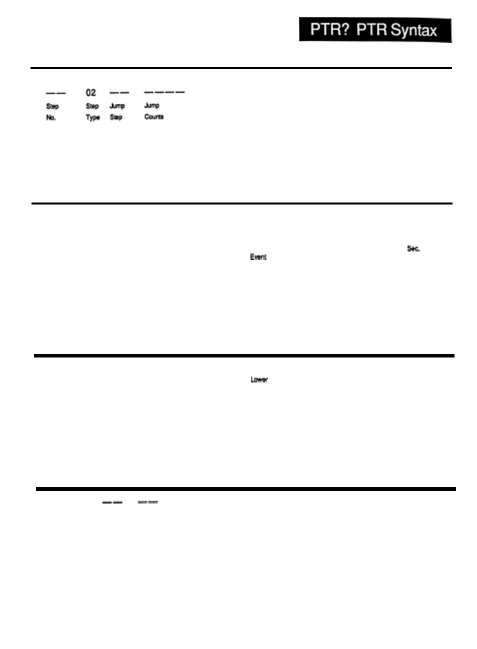 Jump loop step - stp, Wait step - stp, Technical reference | Unprogrammed parameter, 03 step | Watlow Series 1500 User Manual | Page 67 / 90