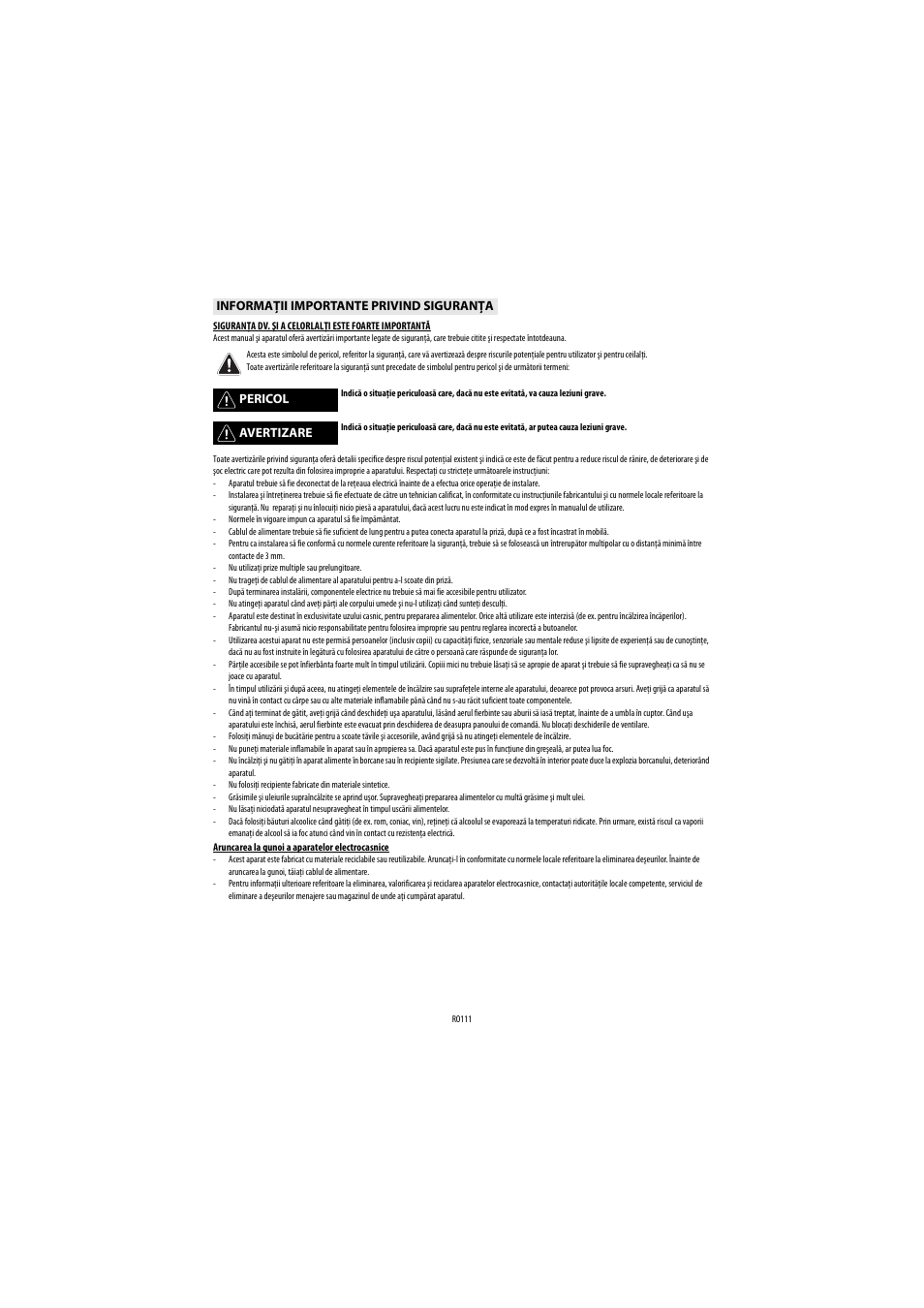 Whirlpool AKP560IX User Manual | Page 112 / 143