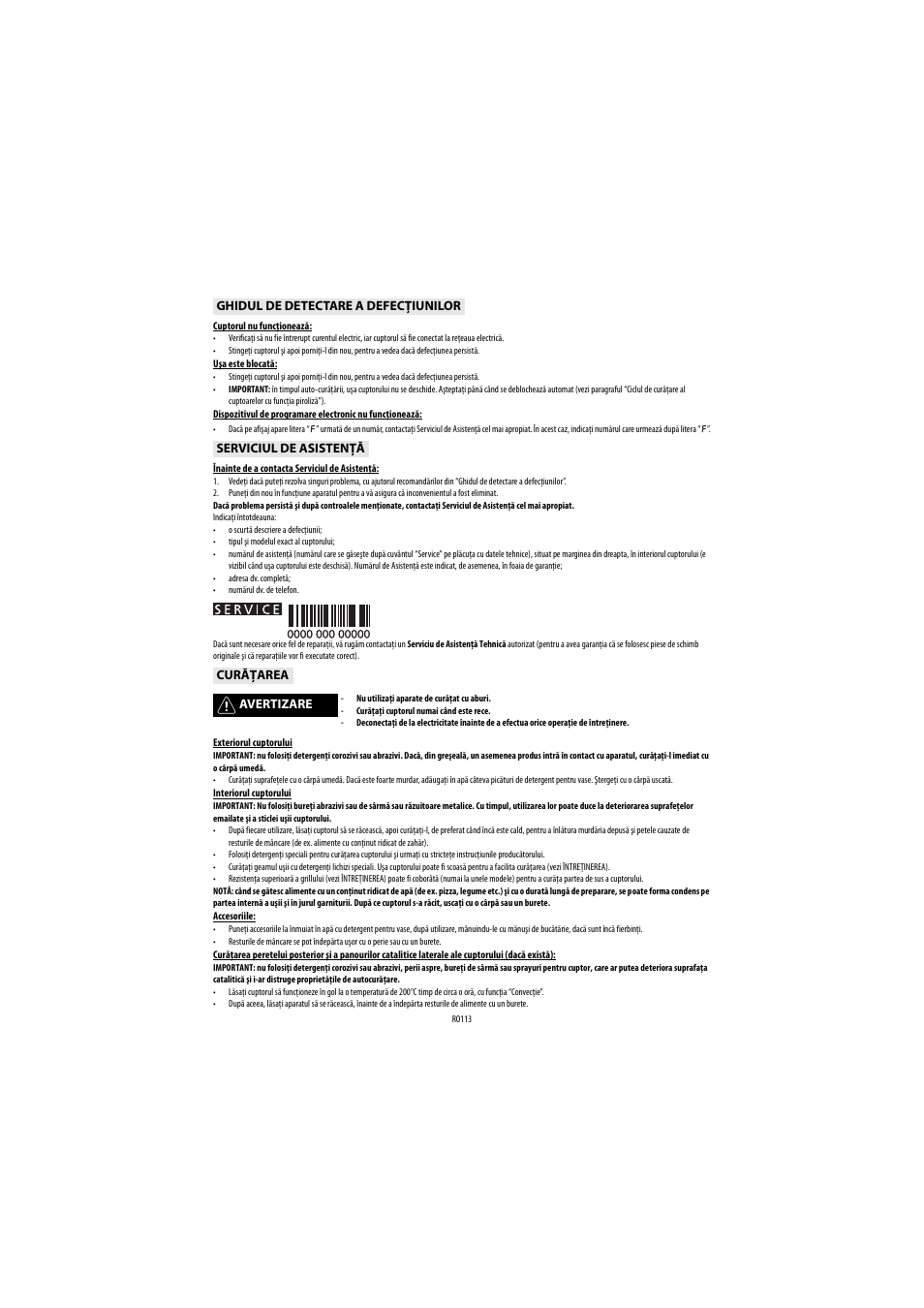 Whirlpool AKP560IX User Manual | Page 114 / 143