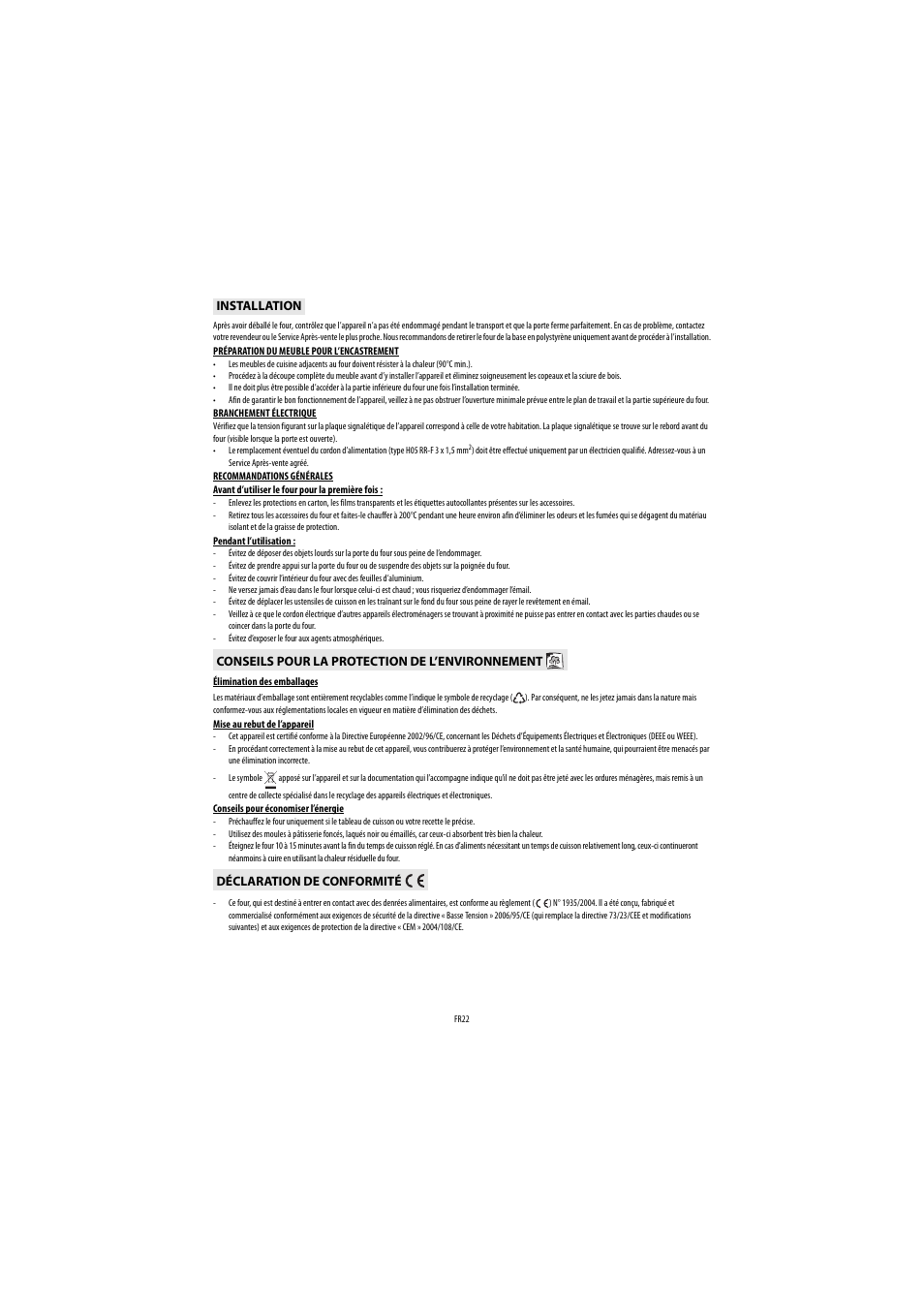 Whirlpool AKP560IX User Manual | Page 23 / 143