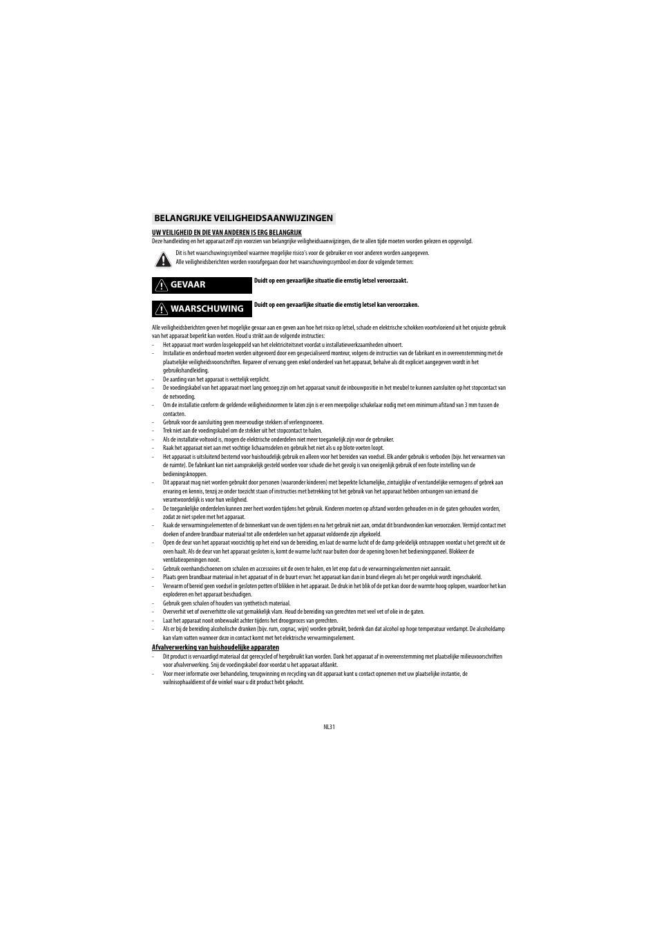 Whirlpool AKP560IX User Manual | Page 32 / 143