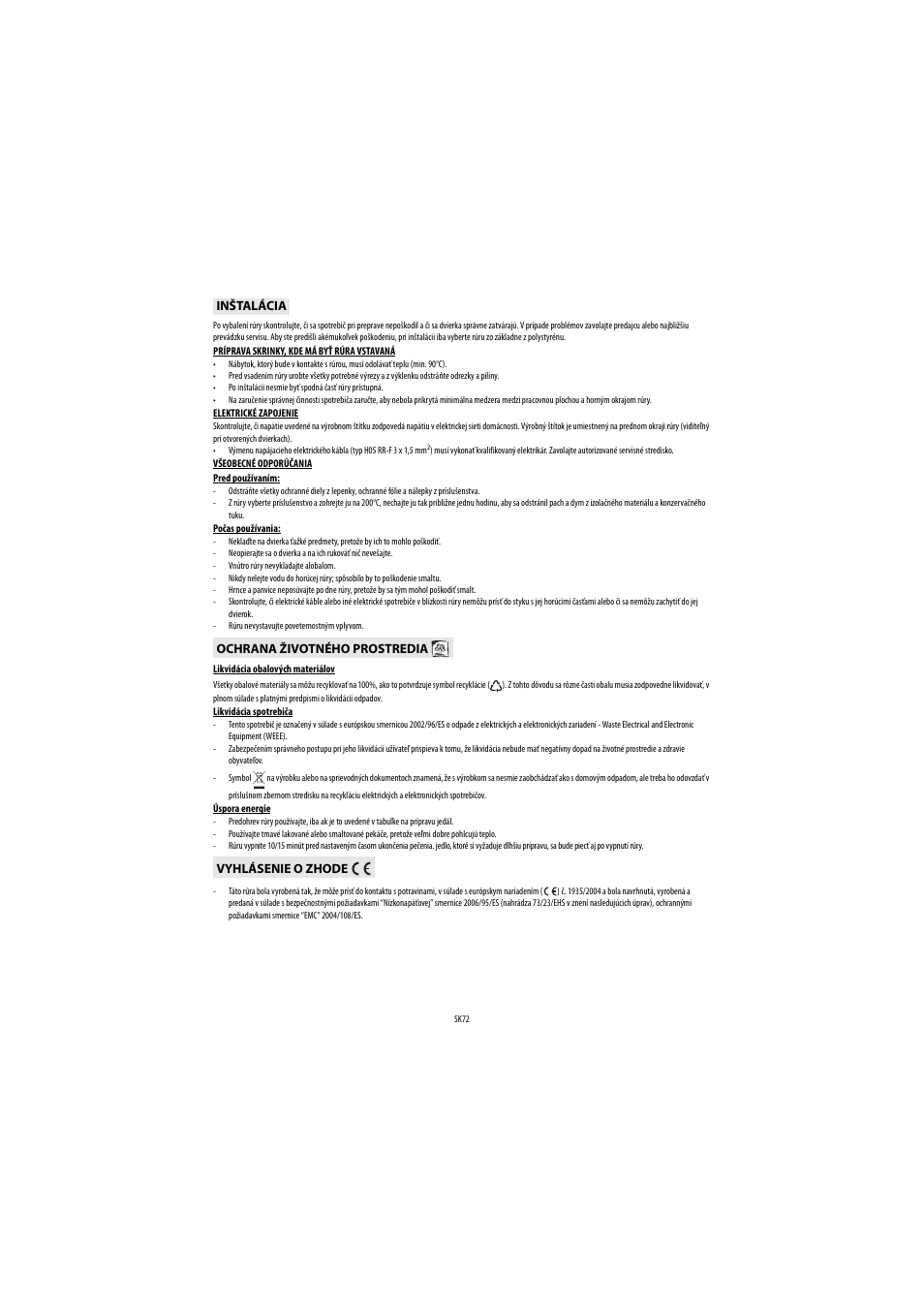 Whirlpool AKP560IX User Manual | Page 73 / 143