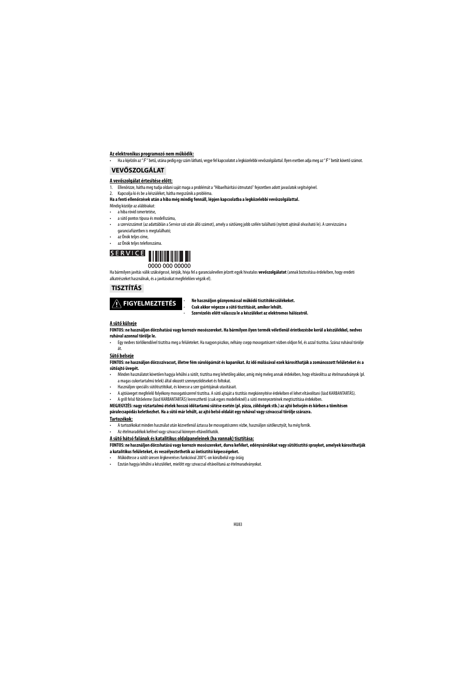 Whirlpool AKP560IX User Manual | Page 84 / 143