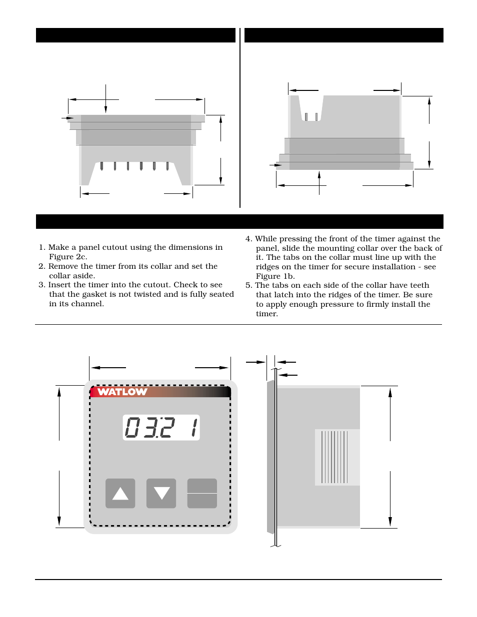 Installation | Watlow Series 321 User Manual | Page 2 / 6