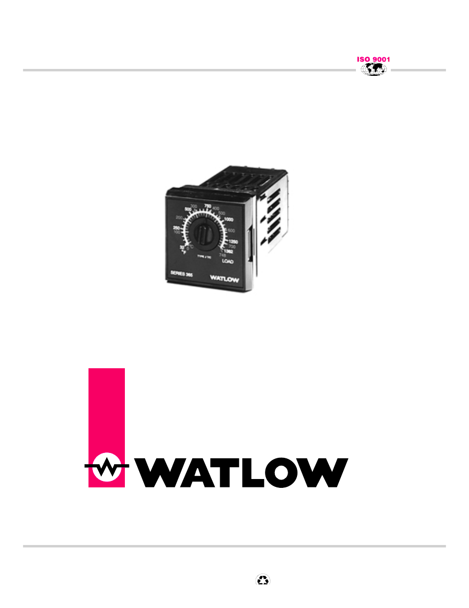 Watlow Series 365 User Manual | 16 pages