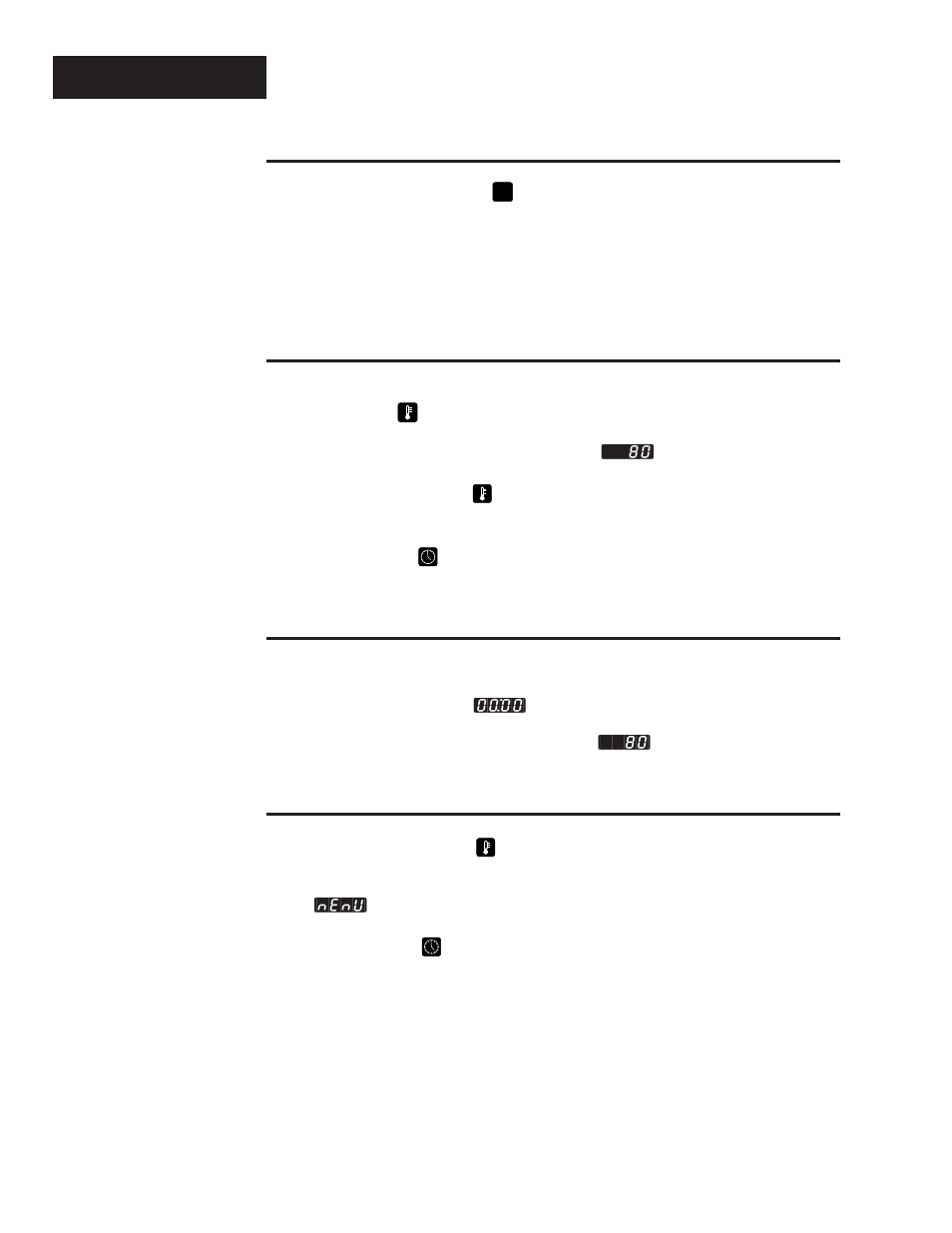 Running a menu, Viewing temperature while running a menu, Stopping a menu | Entering the review mode, Operation | Watlow Series 734 Program User Manual | Page 10 / 20