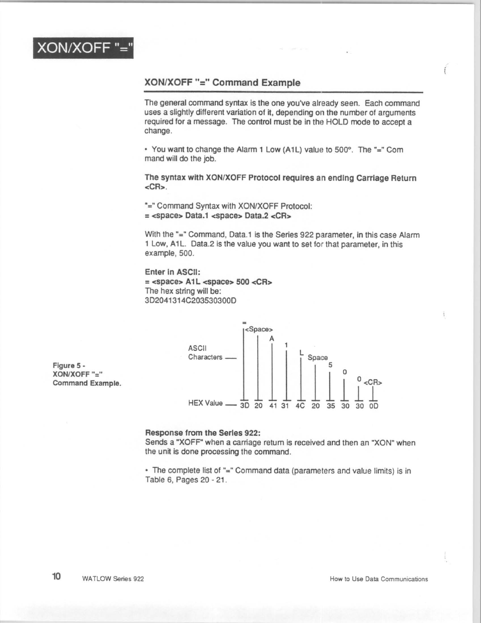 Watlow Series 922 Retrofit User Manual | Page 110 / 127