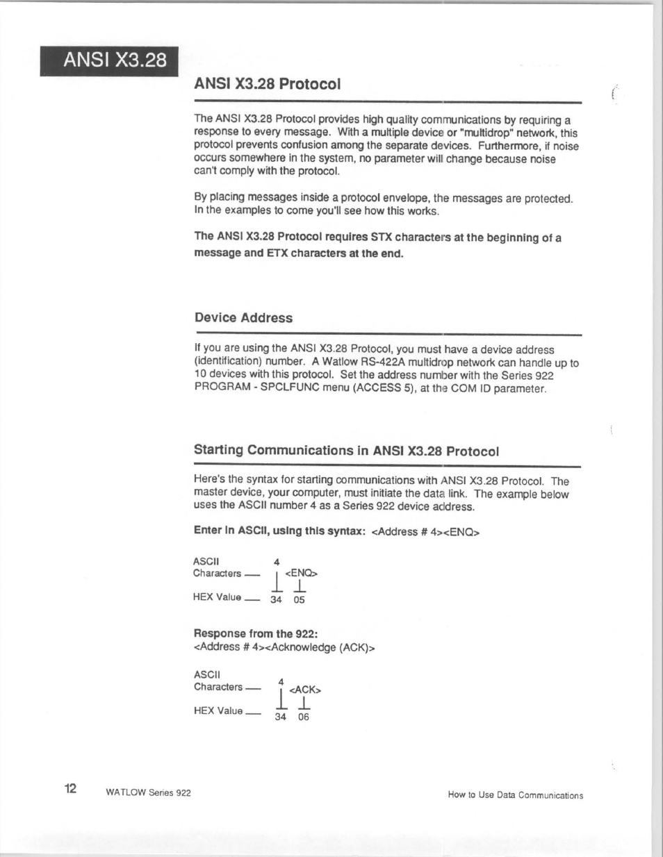 Watlow Series 922 Retrofit User Manual | Page 112 / 127