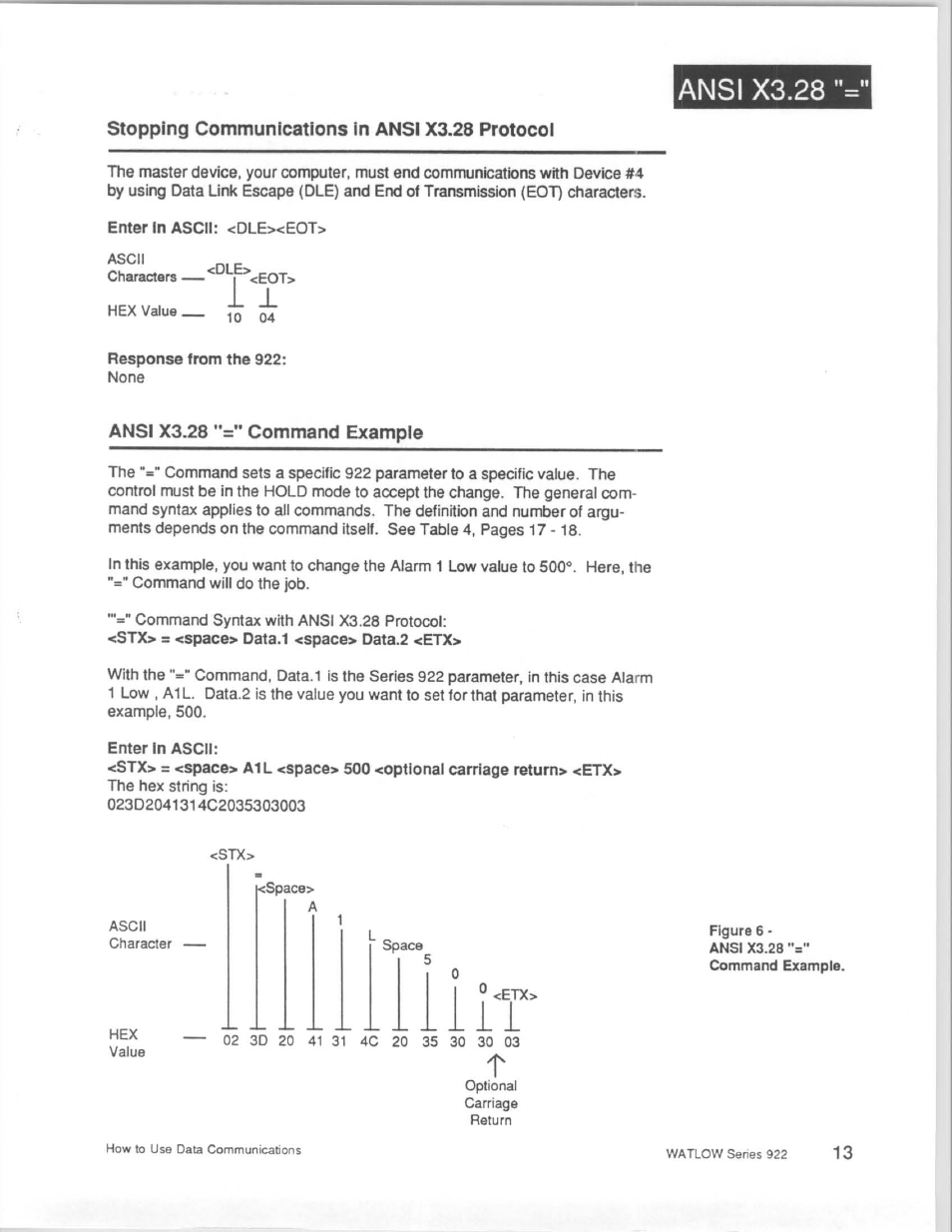 Watlow Series 922 Retrofit User Manual | Page 113 / 127