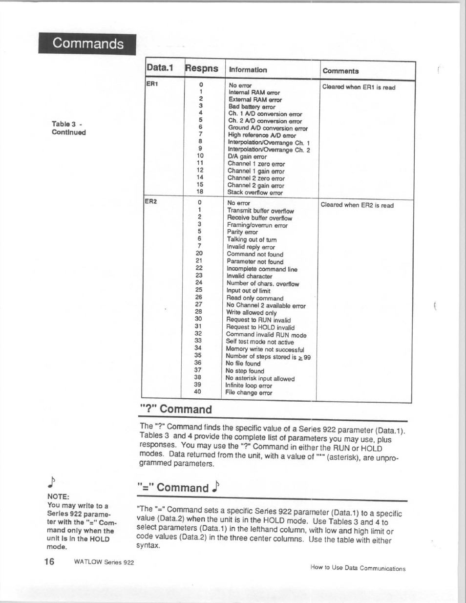 Watlow Series 922 Retrofit User Manual | Page 116 / 127