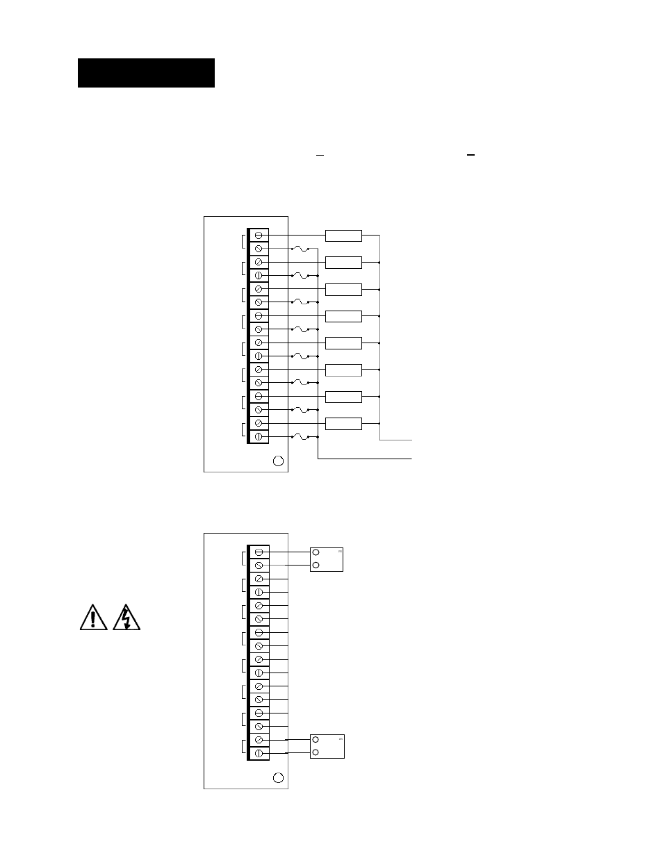 Event output option "b" and "k" ssr wiring diagram, Figure 28a, Event output option "c" switched dc wiring diagram | Figure 28b, Event board | Watlow Series 922 Retrofit User Manual | Page 42 / 127