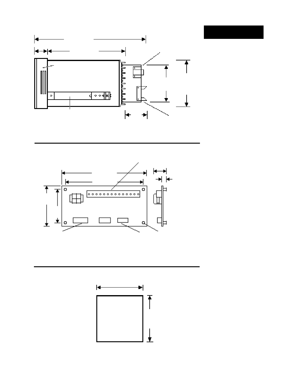 Install / wire, Series 922 dimensions (side view), Figure 13 | Figure 14, Series 922 panel cutout dimensions, Figure 15, Panel cutout | Watlow Series 922 User Manual | Page 27 / 92