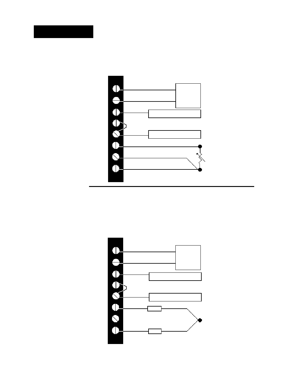 Figure 18, Input option "3", t/c and process, wiring diagram, Figure 19 | Wire input | Watlow Series 922 User Manual | Page 30 / 92