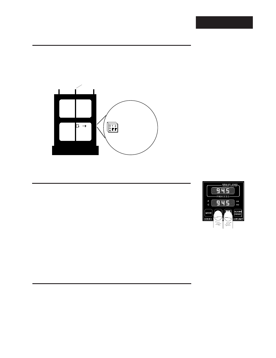 Setup, How to set the dip switch, Entering the setup menu | Setup parameters | Watlow Series 945 High/Low Limit Control User Manual | Page 9 / 20