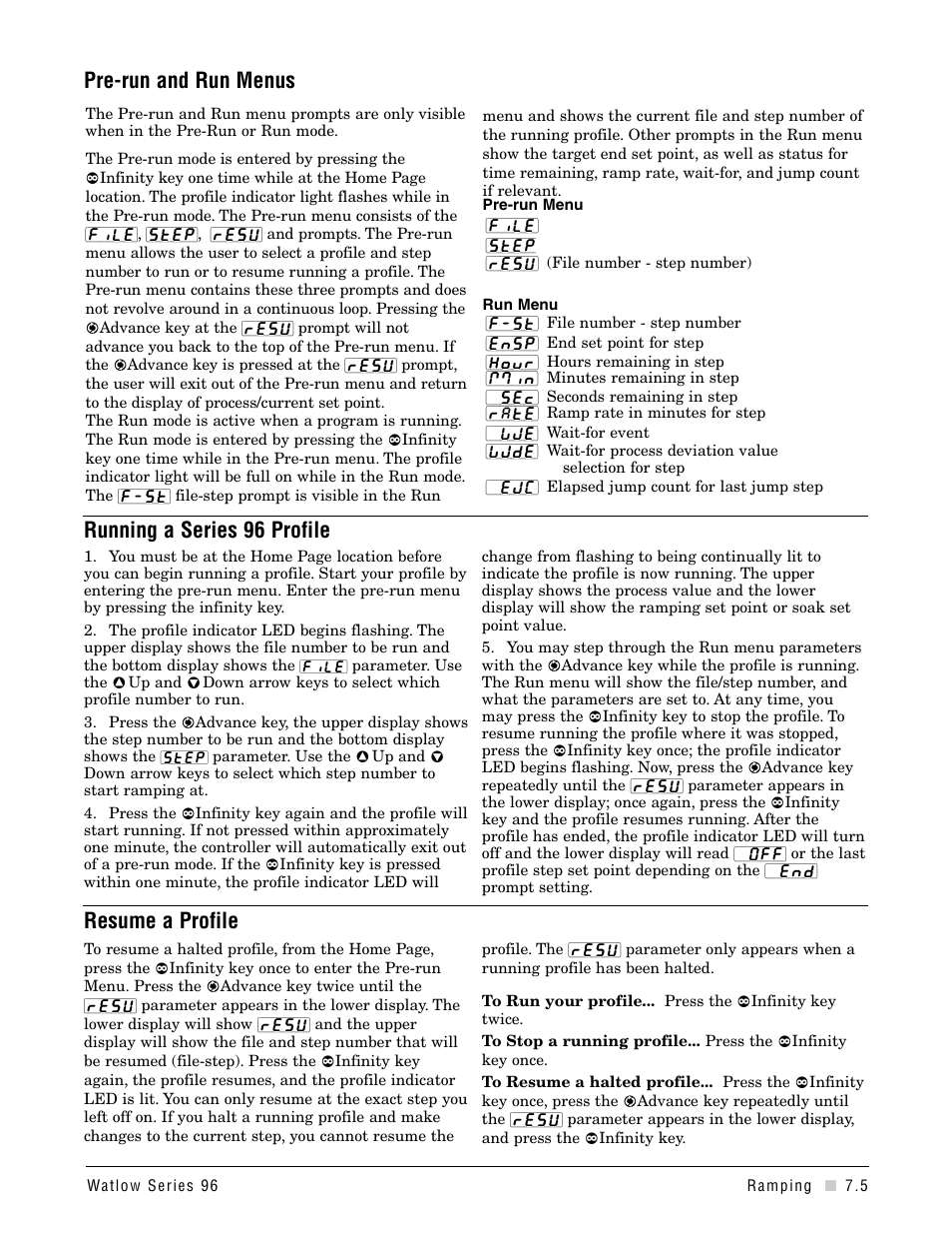 Watlow Series 96 User Manual | Page 57 / 72