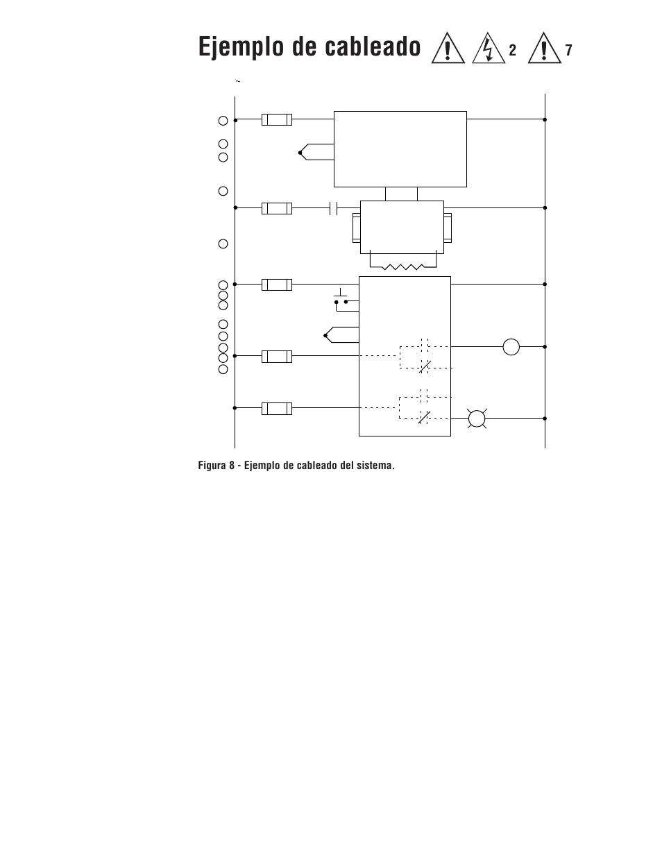 Ejemplo de cableado, Figura 8 - ejemplo de cableado del sistema | Watlow Series 96 User Manual | Page 8 / 21