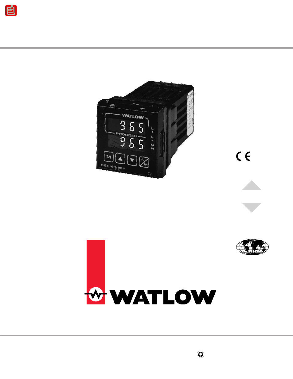 Watlow Series 965 User Manual | 43 pages