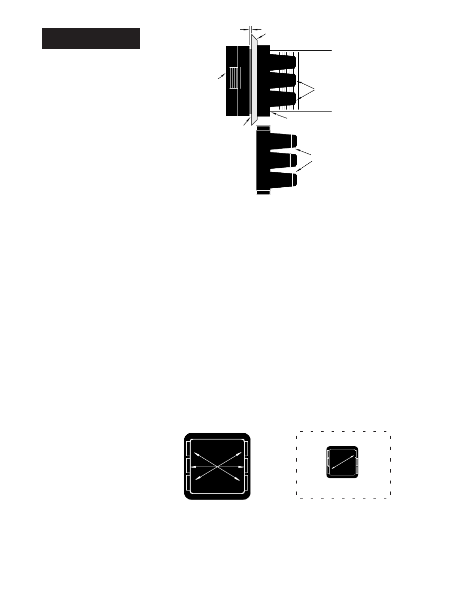 Mounting, case side view & collar, Case, rear view & nema 4x seal example, Installation | Watlow Series 965 User Manual | Page 6 / 43