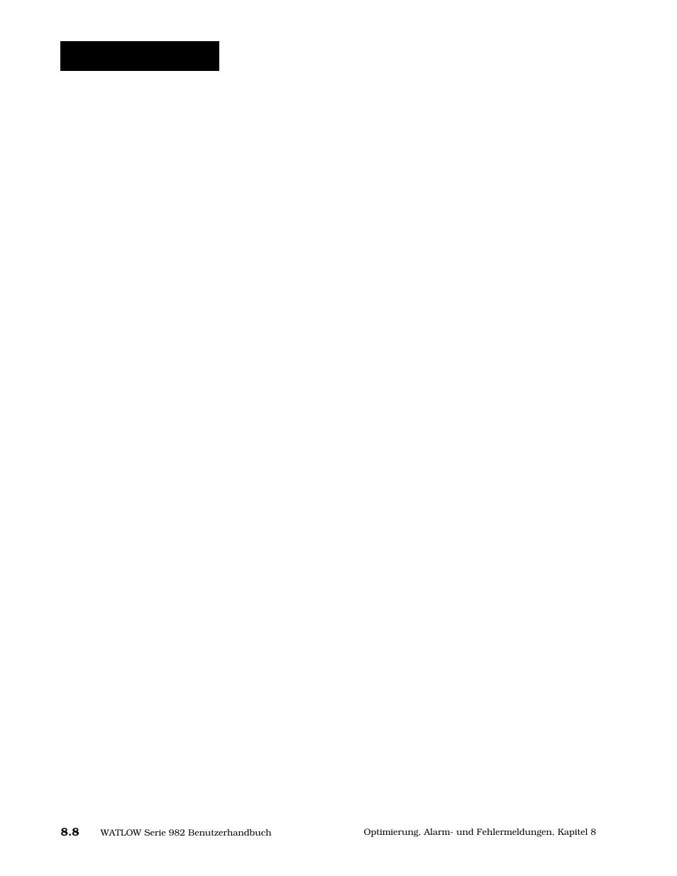 Notizen | Watlow Series 984 User Manual | Page 116 / 128