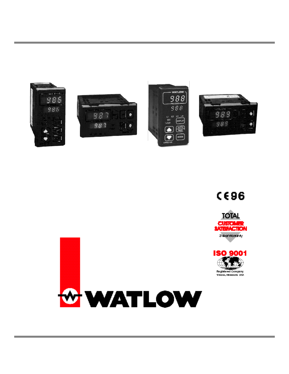 Watlow Series 988 Enhanced User Manual | 12 pages