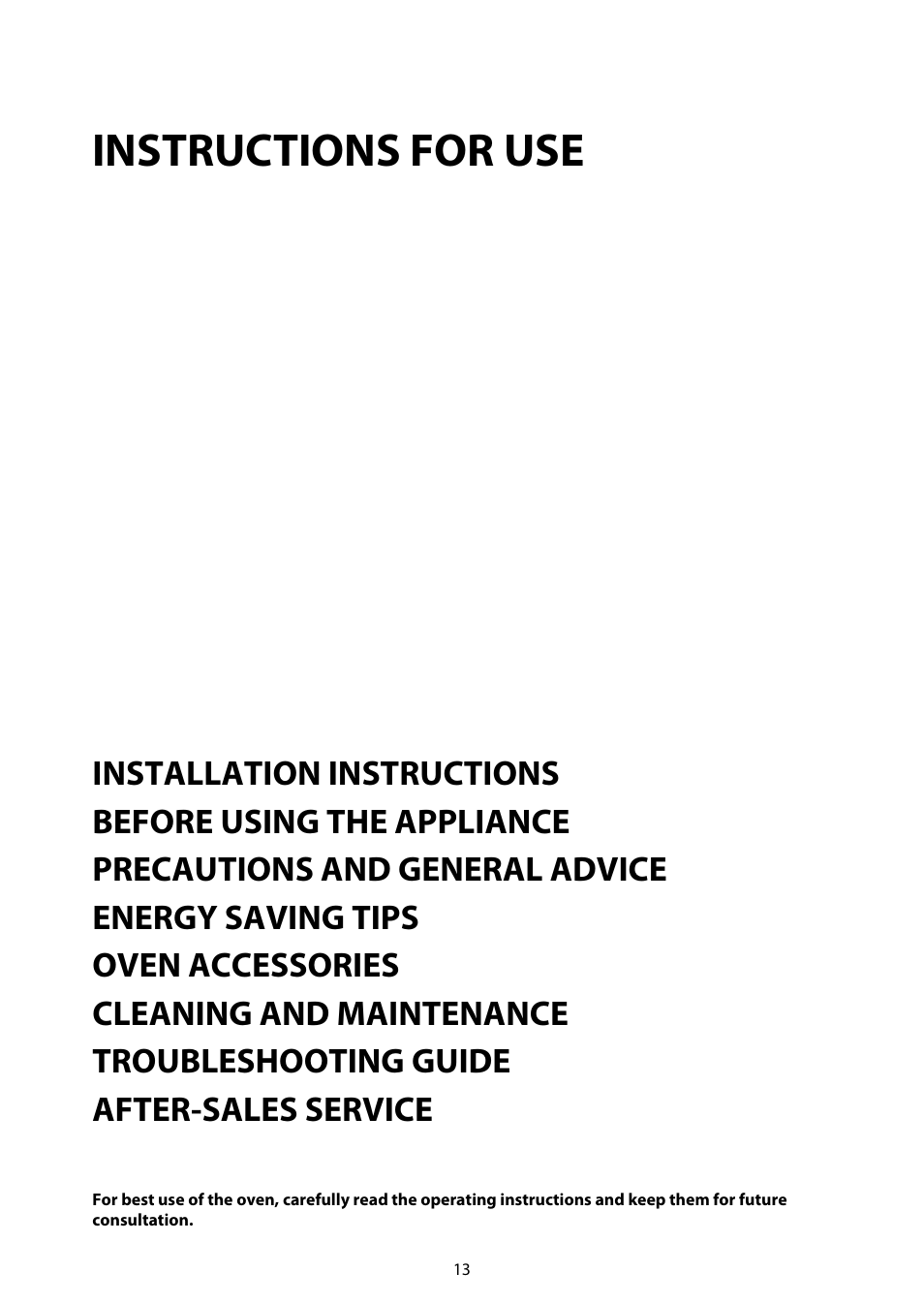 Instructions for use | Whirlpool ACM812 User Manual | Page 12 / 39